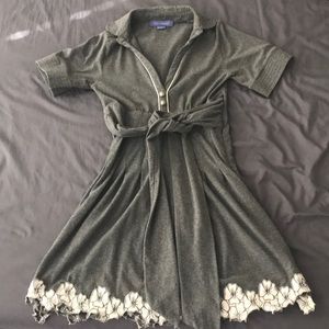 Cute grey dress with pretty details!